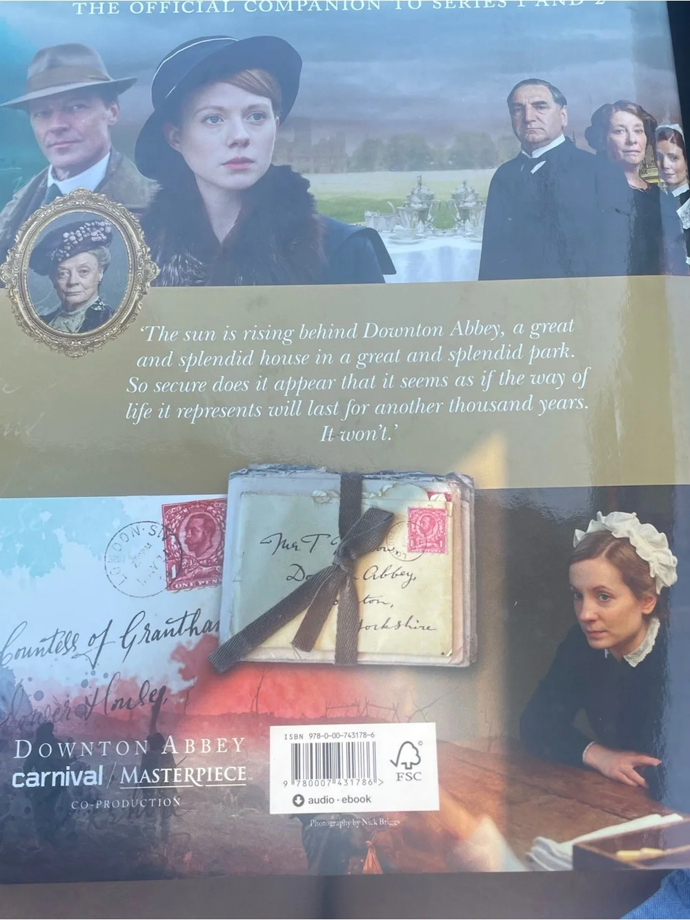 The World of Downton Abbey Hardcover Book